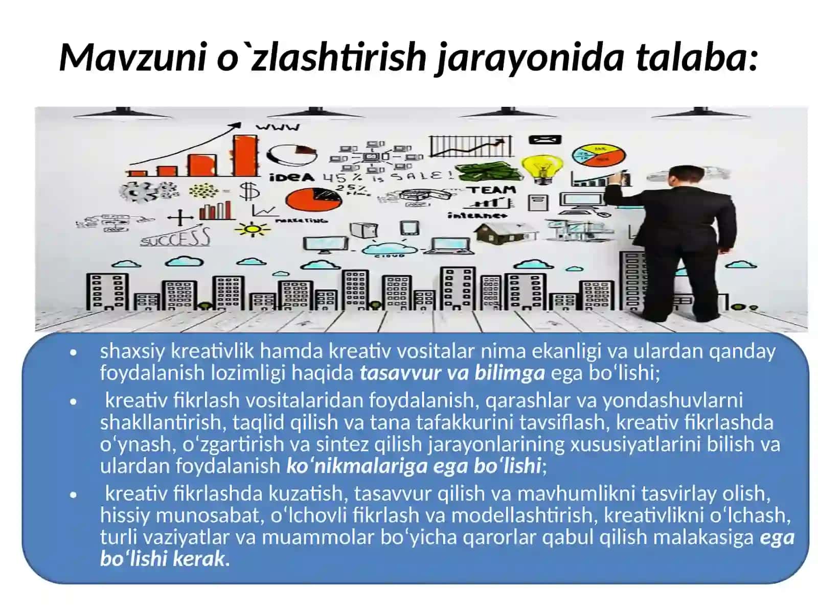 Ijodiy fikrlashga kirish 3