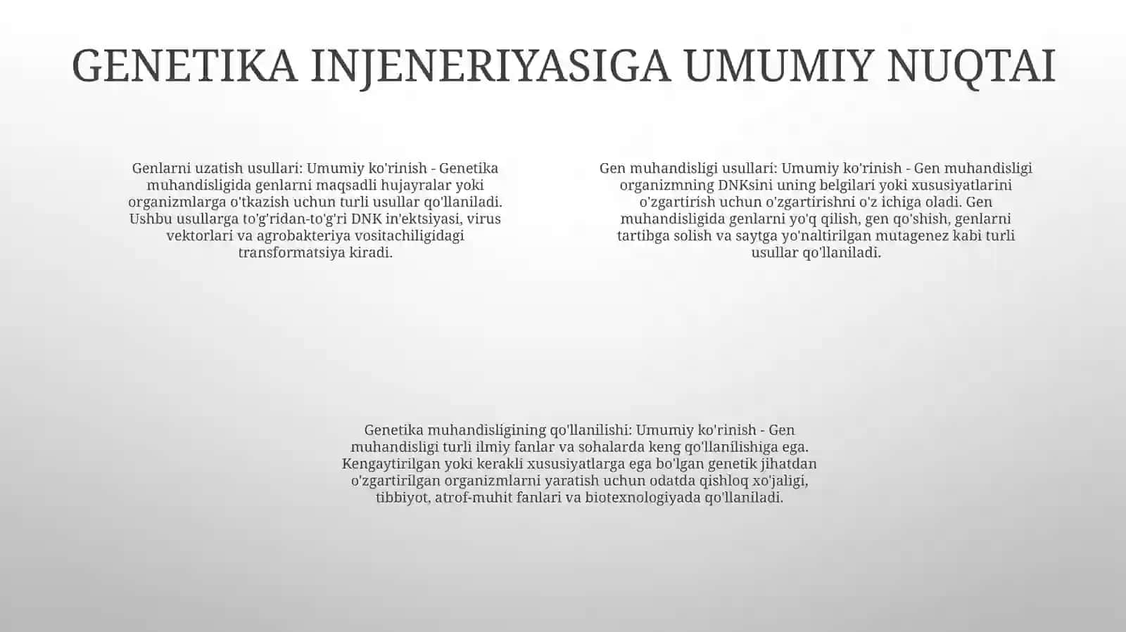 GenInjeneriyasiningMetodlari 3