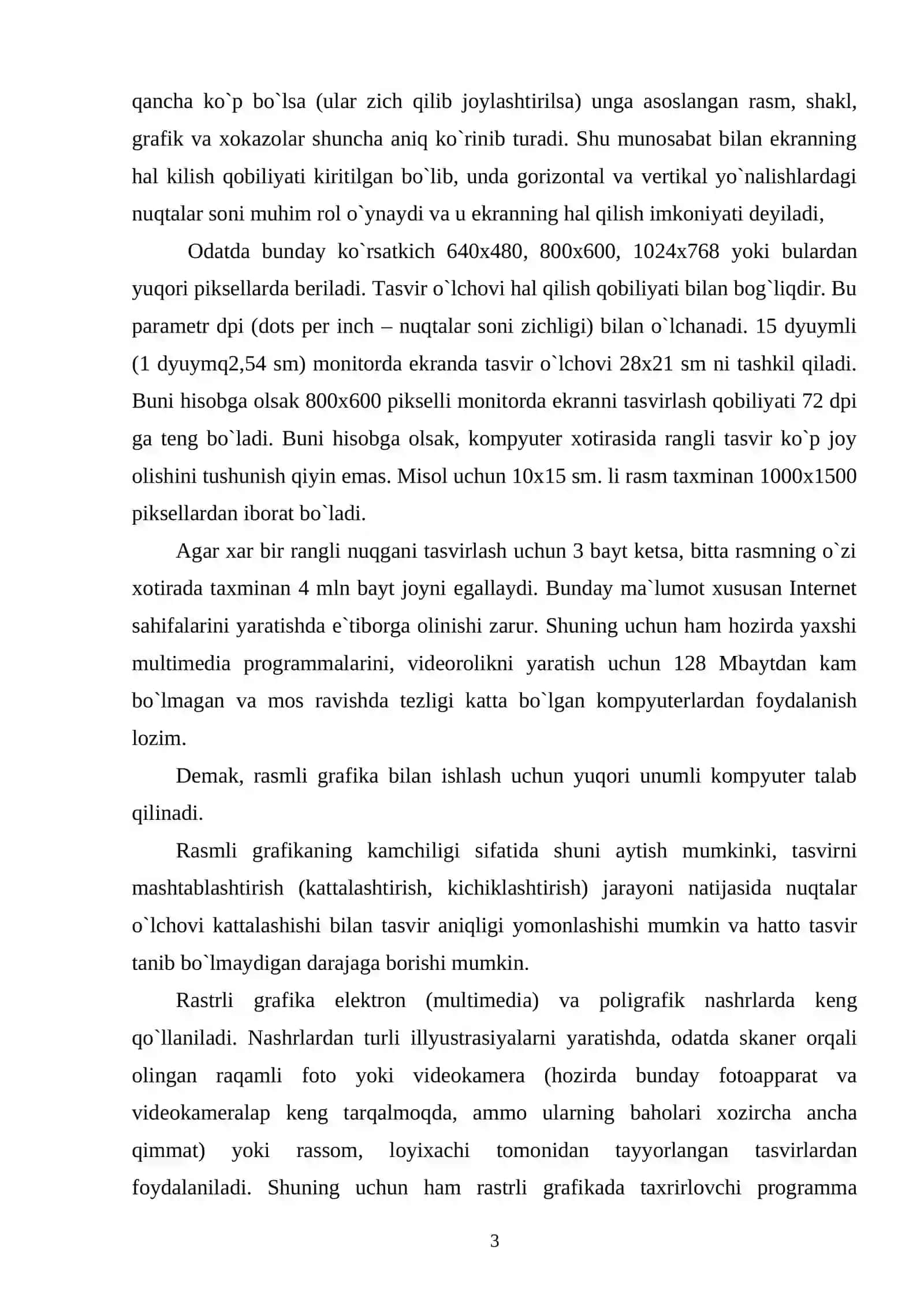 Кompyuter grafikasi turlari 3