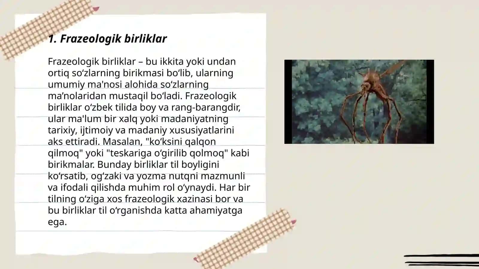 Frazeologiya. Frazeologik ekvivalentlik hodisasi 3