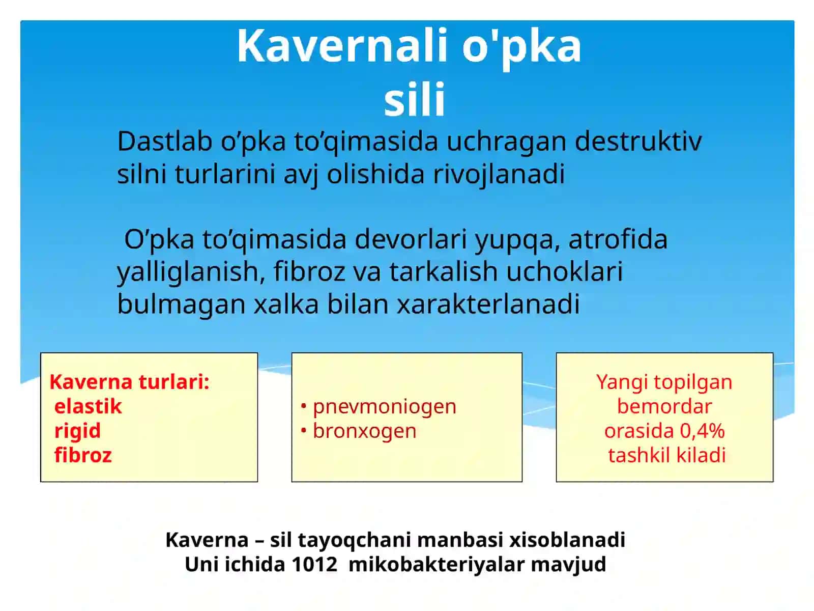 Kavernali o'pkasilining sabablari 3
