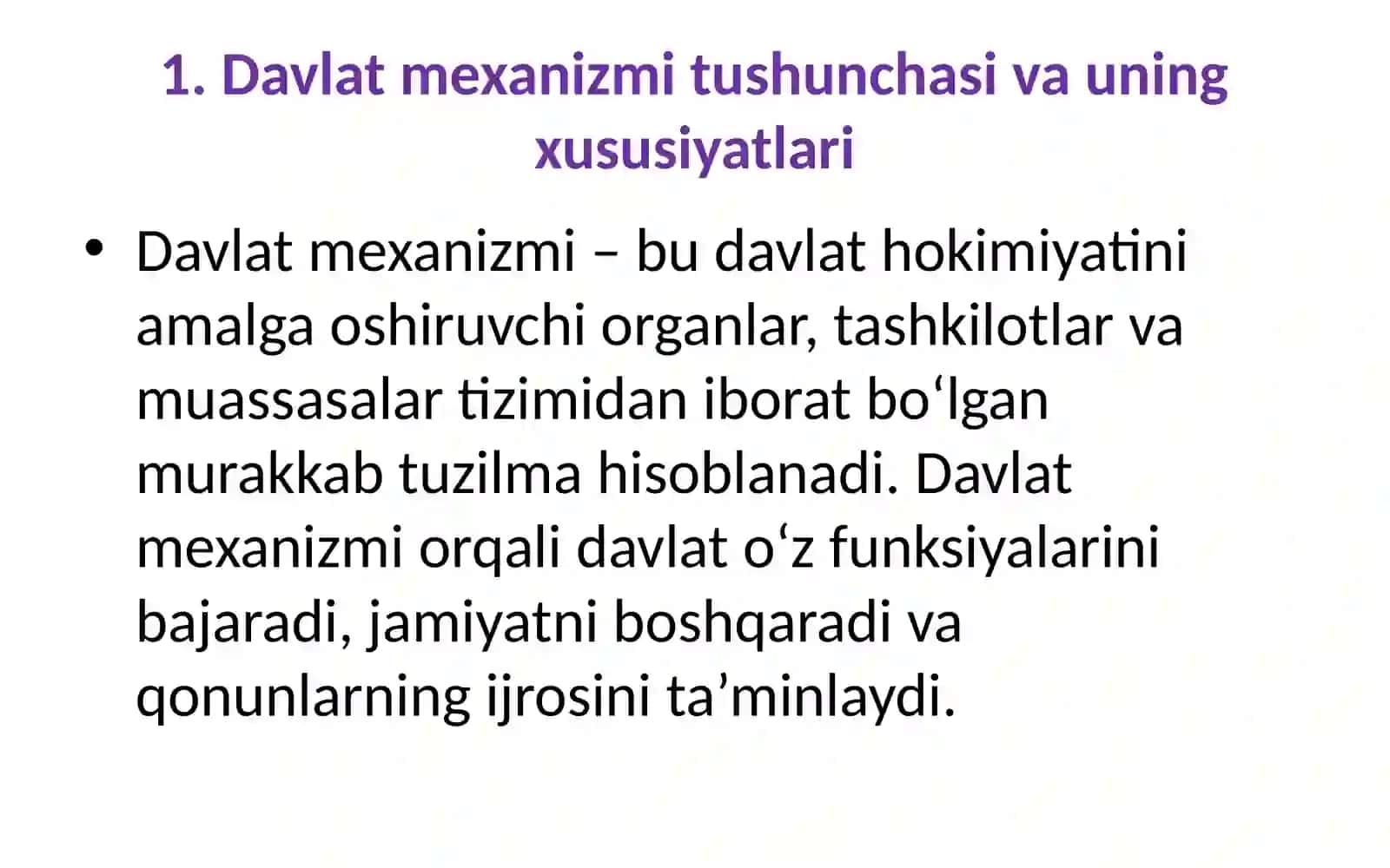 Davlat mexanizmi 3