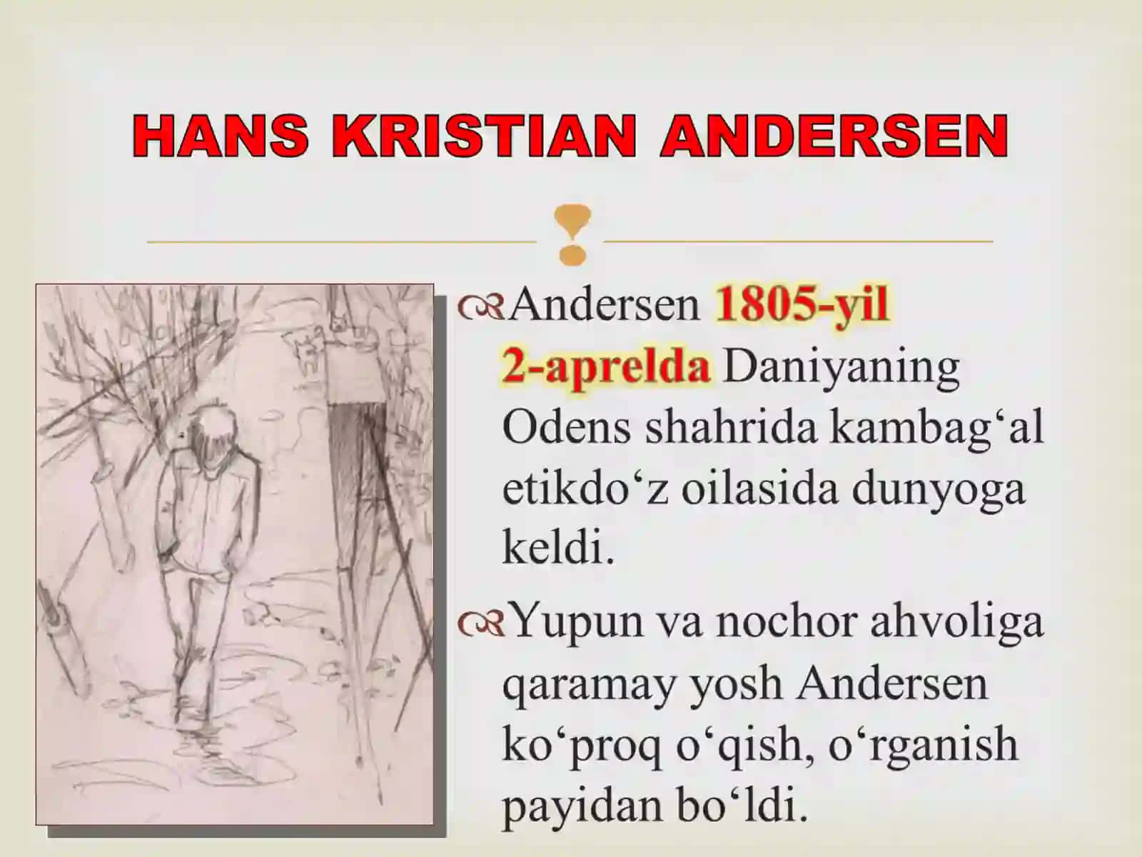Andersenning hayoti 3