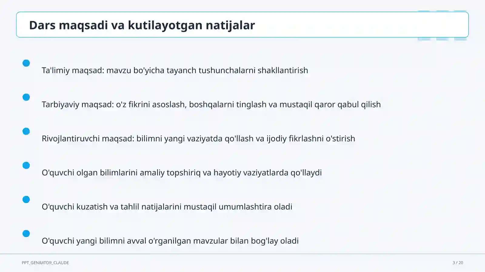 Trigonometrik ayniyatlar va formulalar (10-sinf) 3