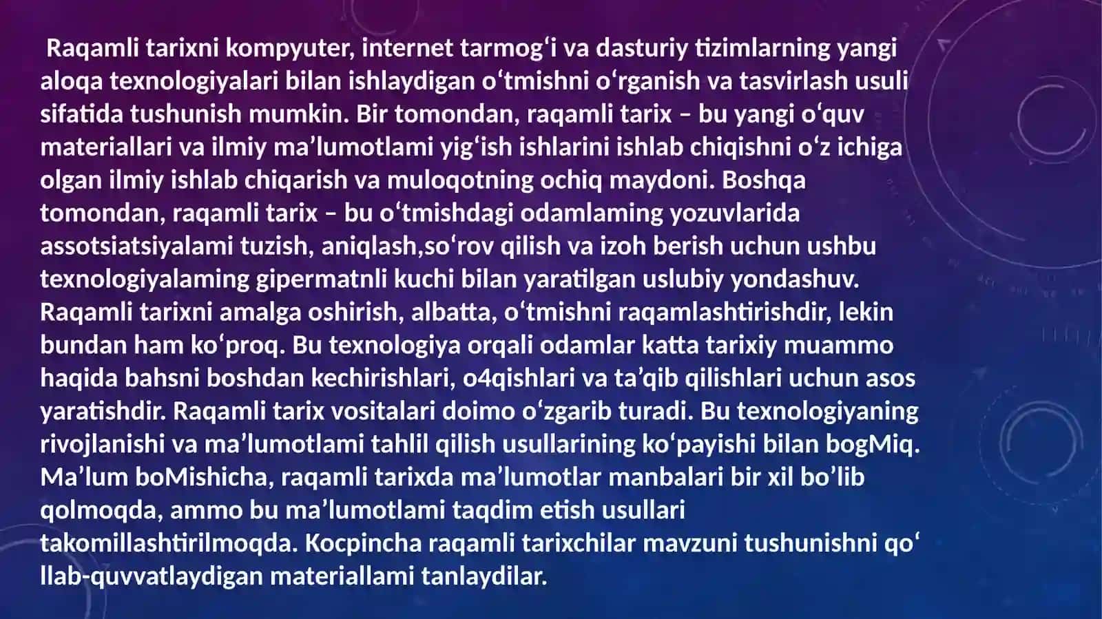 Tarixiy informatika 3