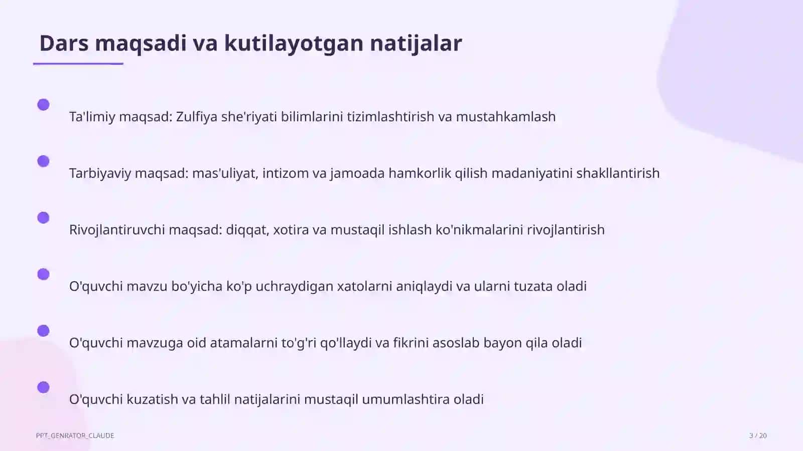 Zulfiya she'riyati (6-sinf) 3