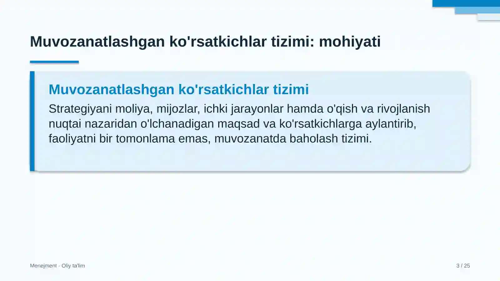 gaz quvurlari qurilishida muvozanatlashgan ko'rsatkichlar tizimi 4514 3