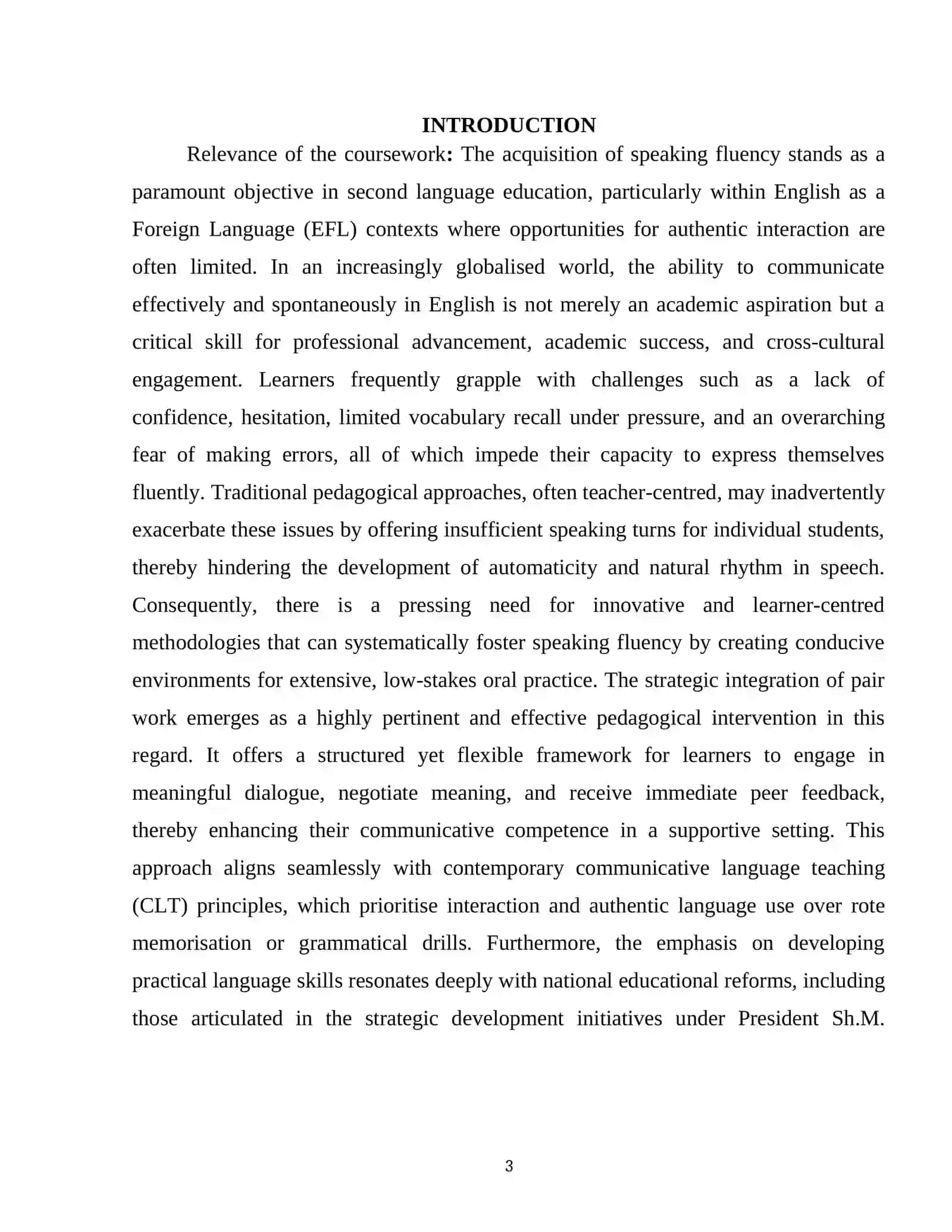 Incorparating pair work in improving speaking fluency 3