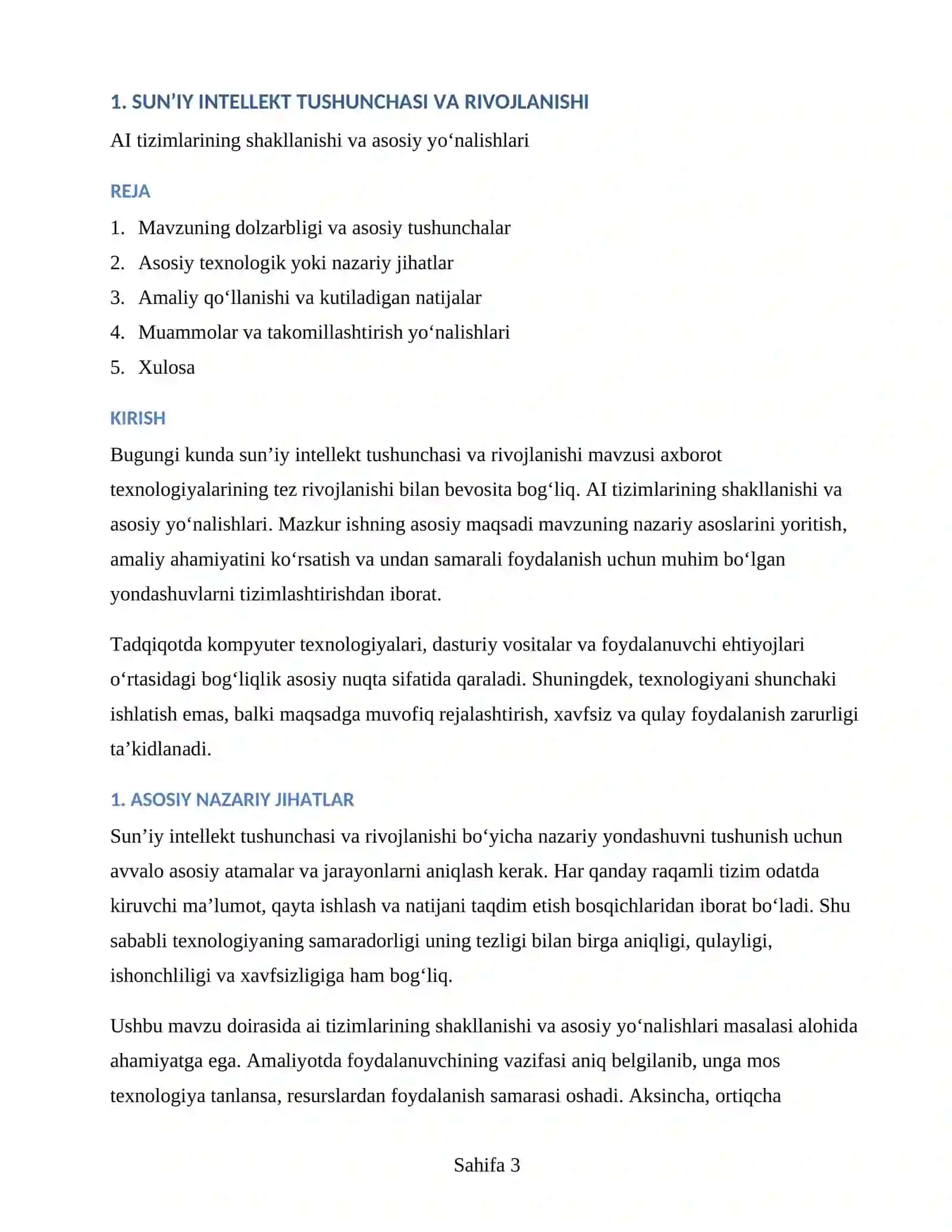 ILMIY ISHLAR TO‘PLAMI SUN’IY INTELLEKT VA ZAMONAVIY TEXNOLOGIYALAR 3