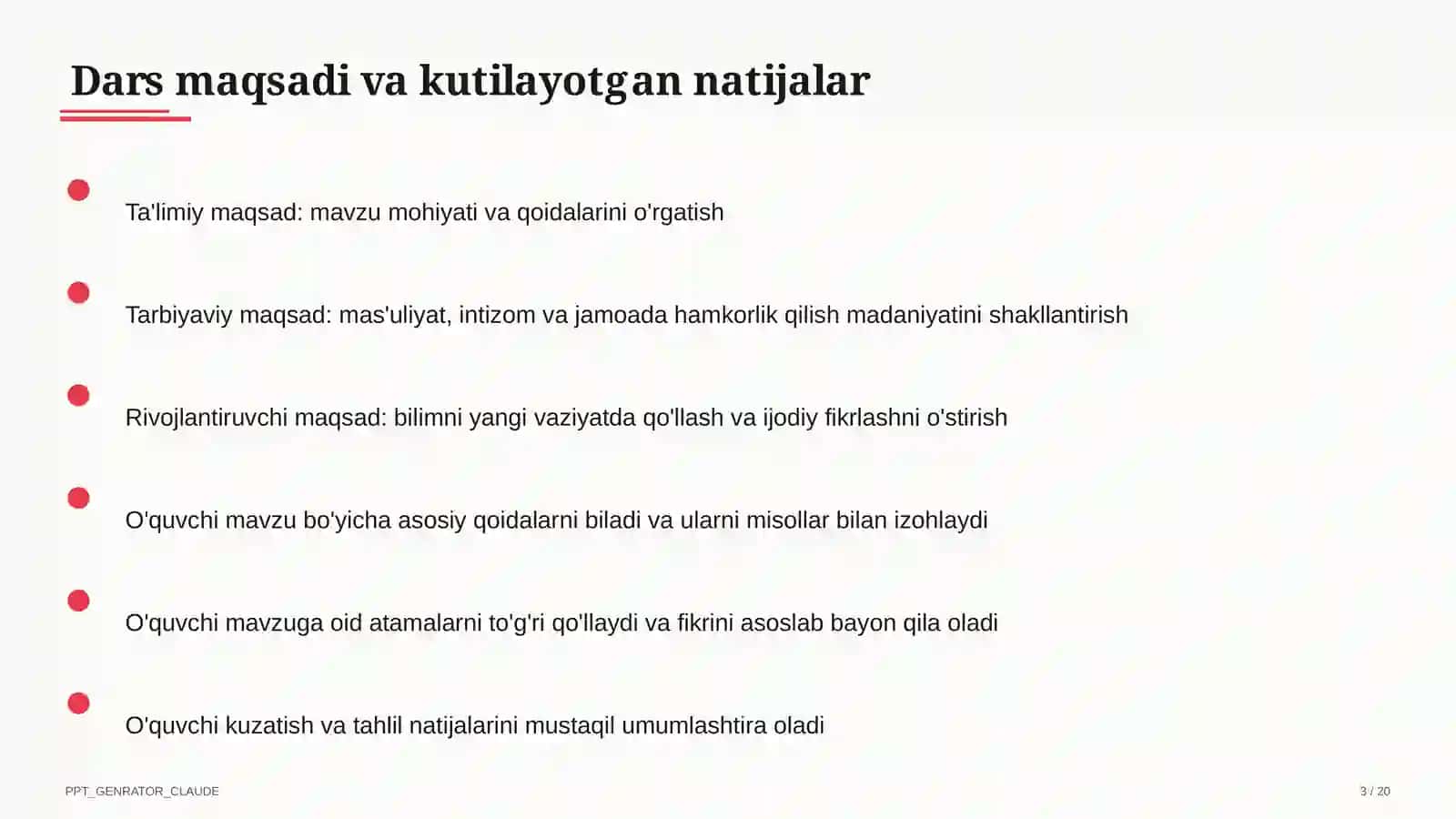 Spiral yondashuv: bilim va ko'nikmalarni sinfdan sinfga bosqichma-bosqich rivojlantirish 3