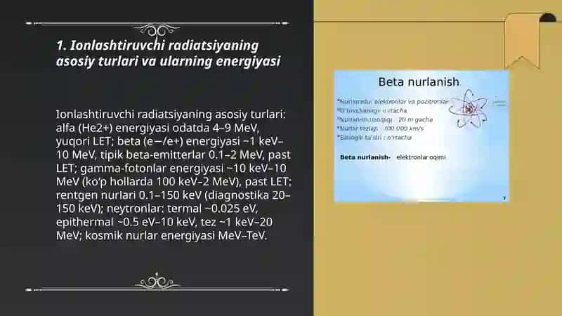 Ionlashtiruvchi radiatsiyaning tasir mexanizimi organizmlarning chidamliligi radio sezgirlik va kiretik organlar 3