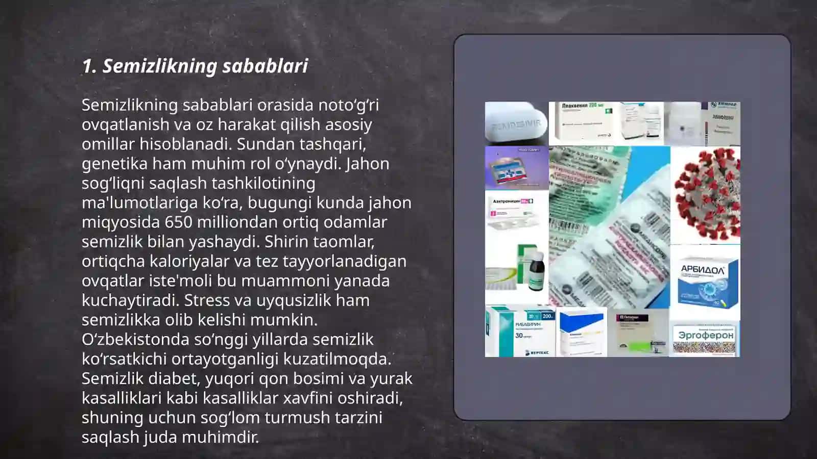 Semizlik,metabolik sindrom va qandli diabetning 2 turi DAVRONOVA BARNOXON 3