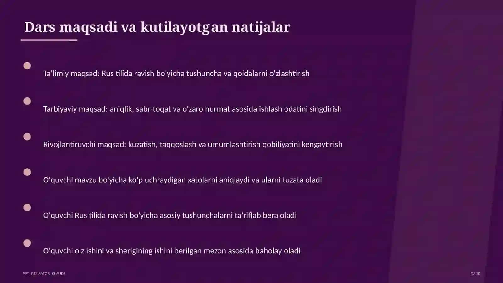 Rus tilida ravish (7-sinf) 3