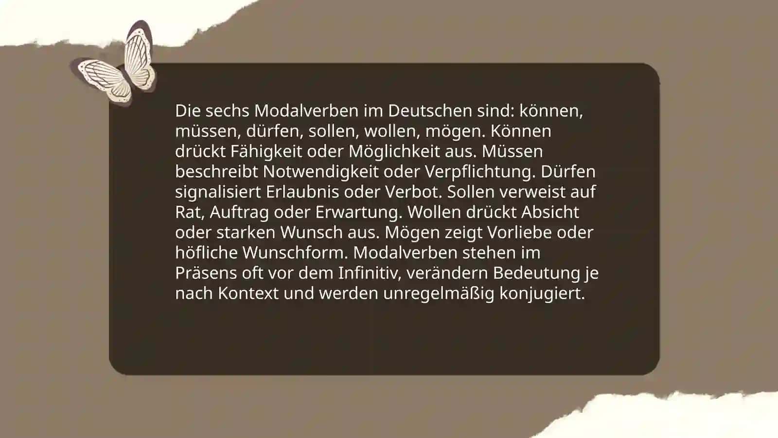 Modalverben 3