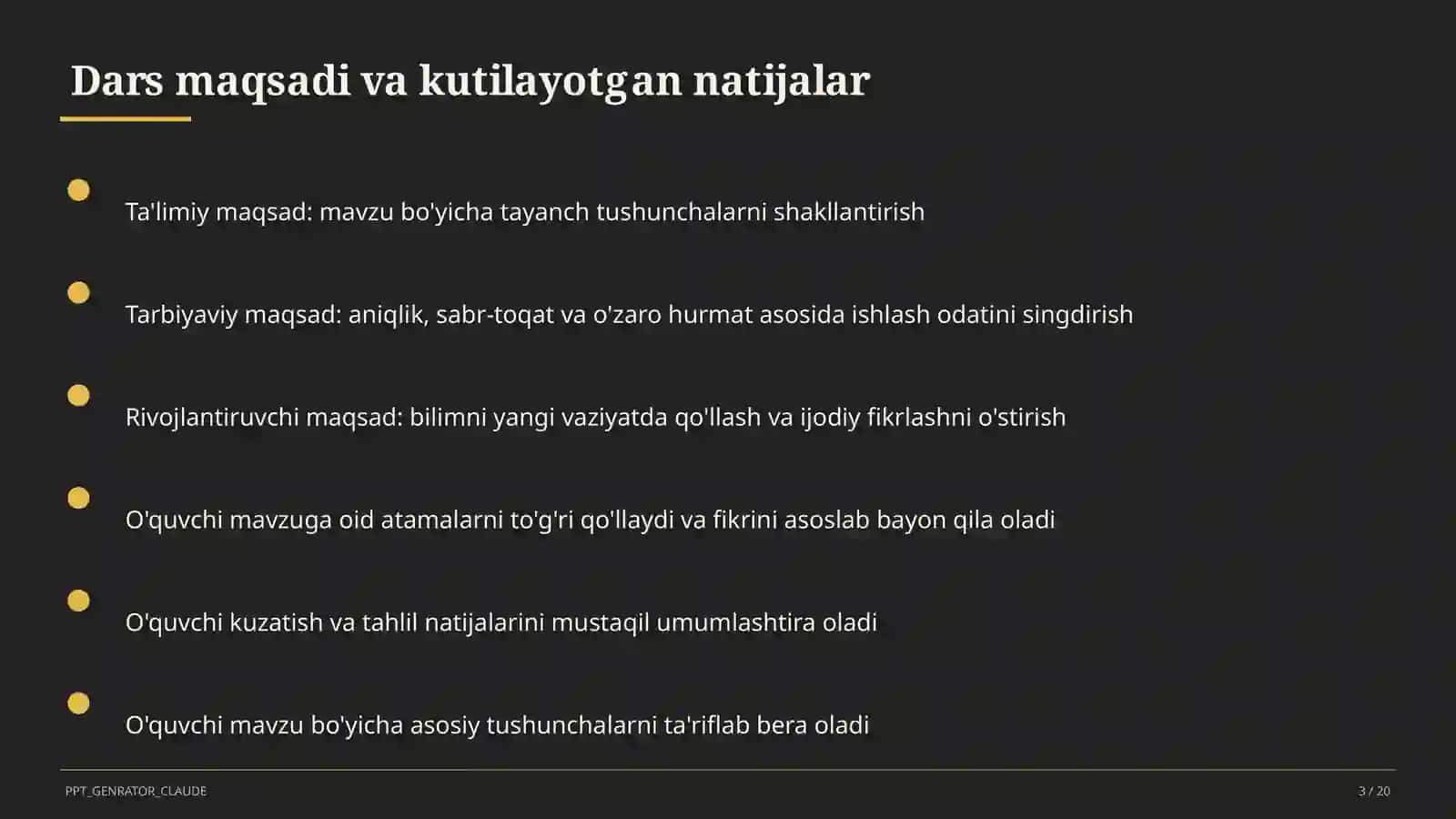O'qituvchilar uchun: raqamli ta'lim texnologiyalari 3