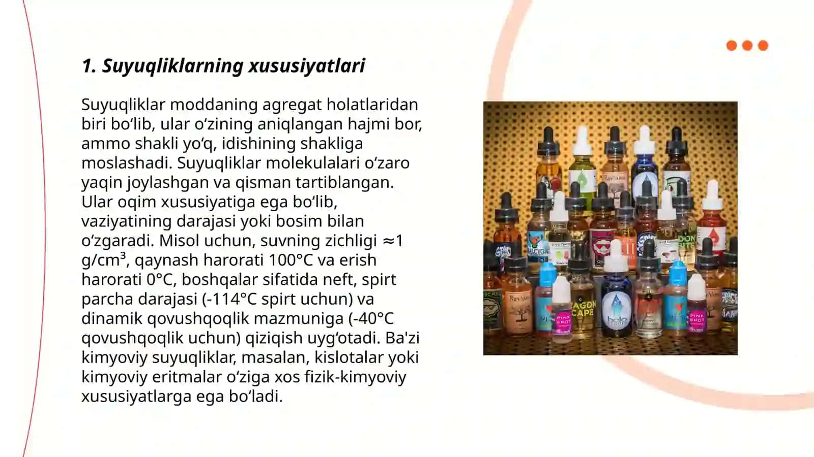 Suyuqliklar 3