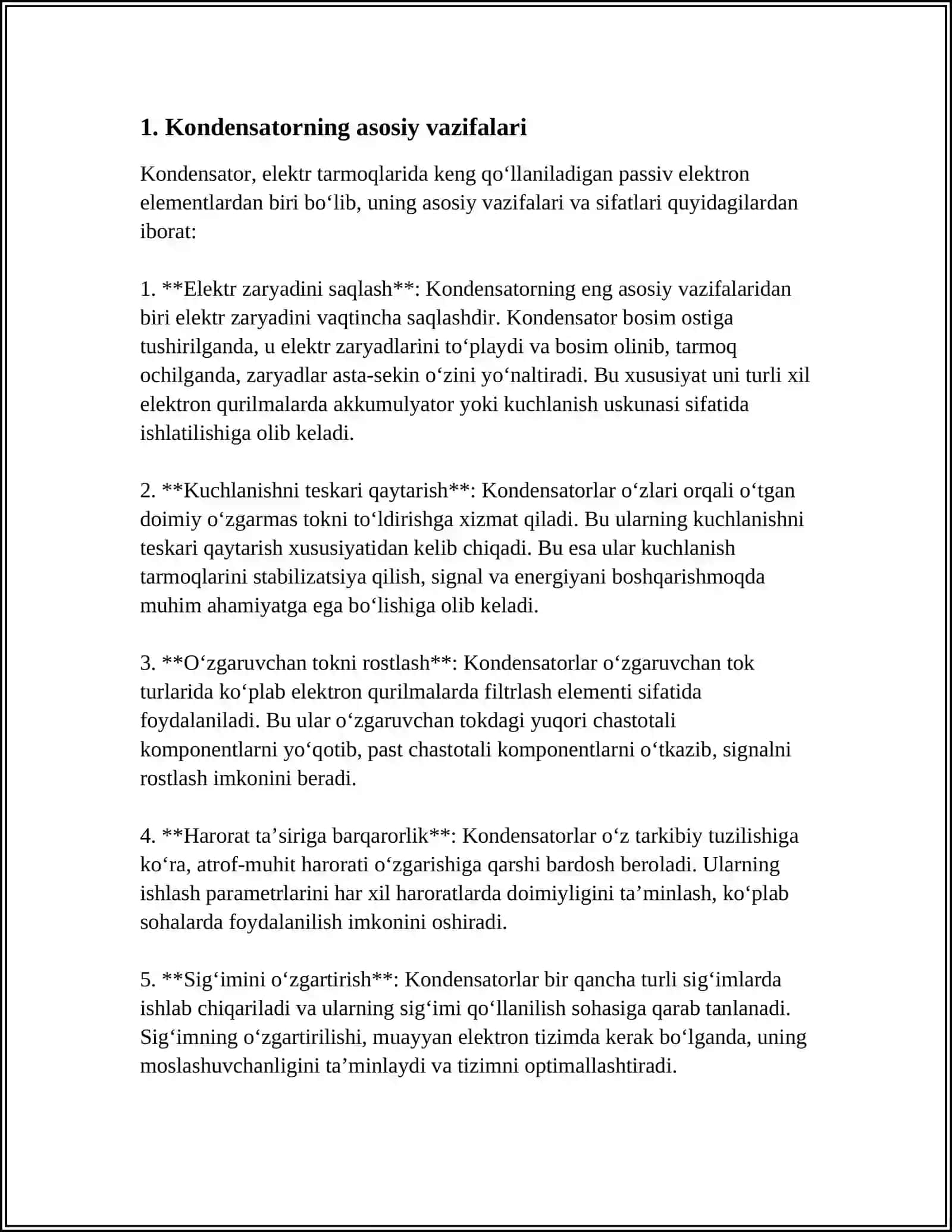KONDENSATOR 3