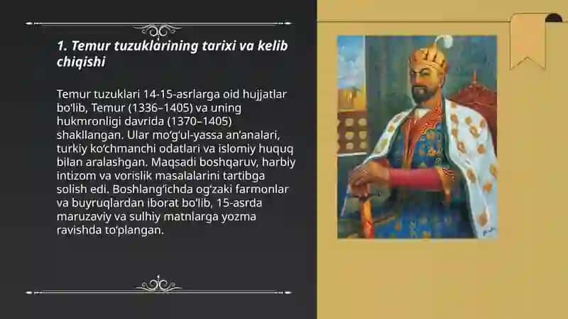 Temur Tuzuklari 3