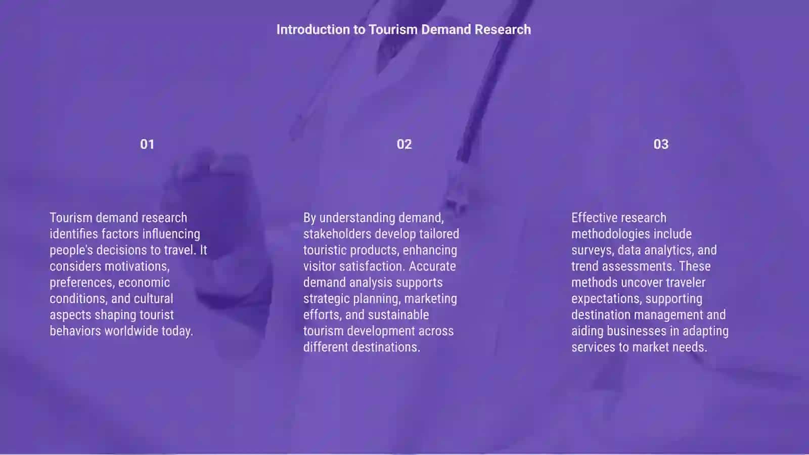 Tourism Demand Research 3