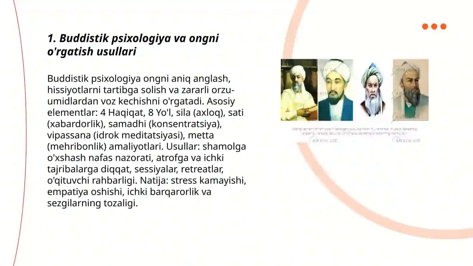 Sharq Psixologiyasidagi an’analar 3