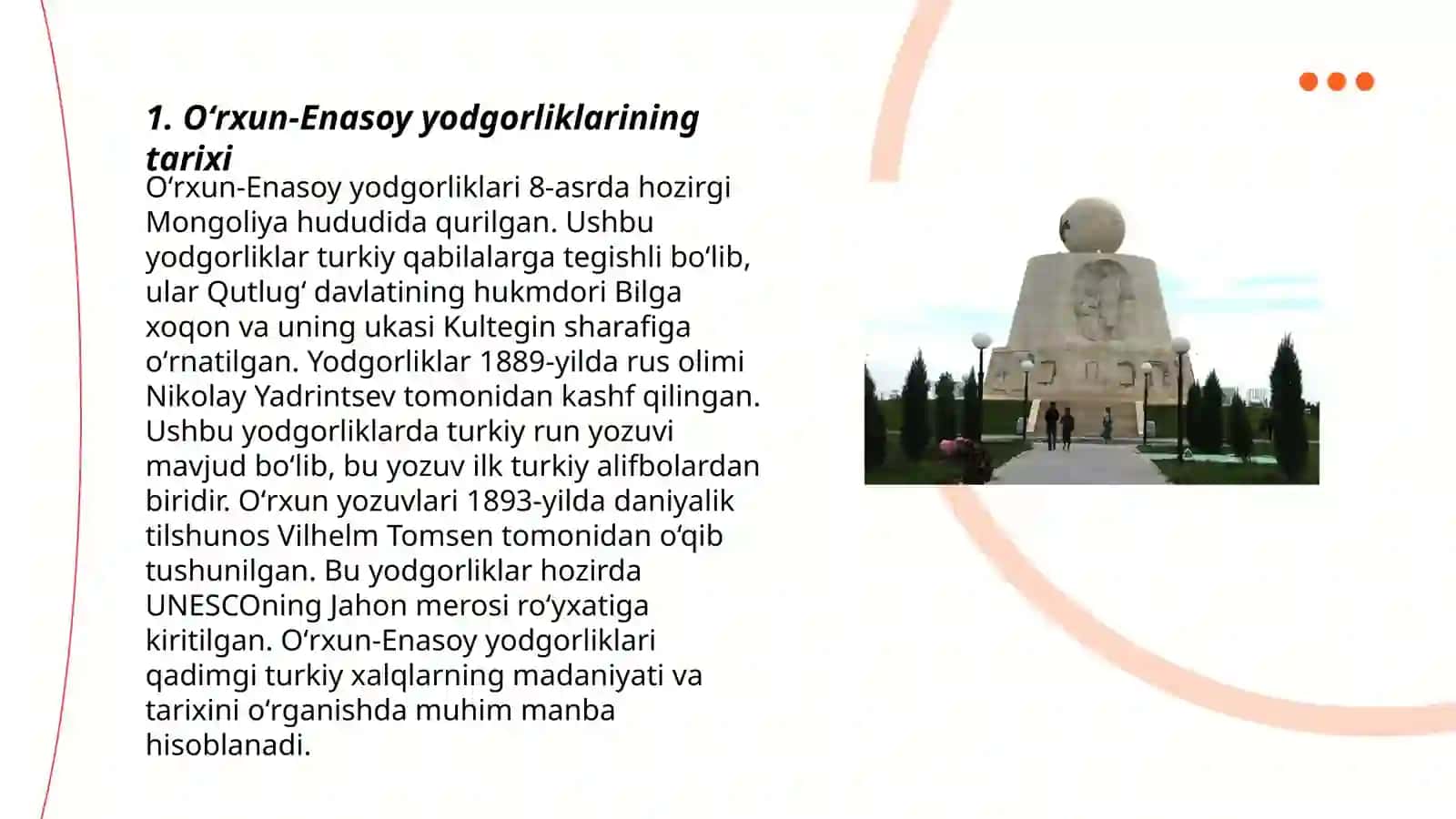 O'rxun Enasoy obidalari 3