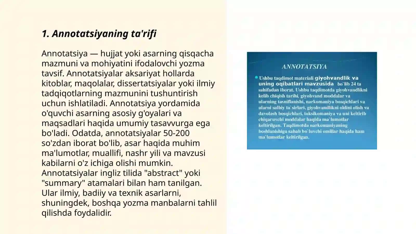 Annotatsiya 3