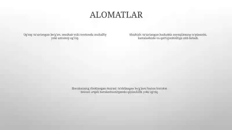 Hirurgik BoʼLim Kasb Kasalliklari 3