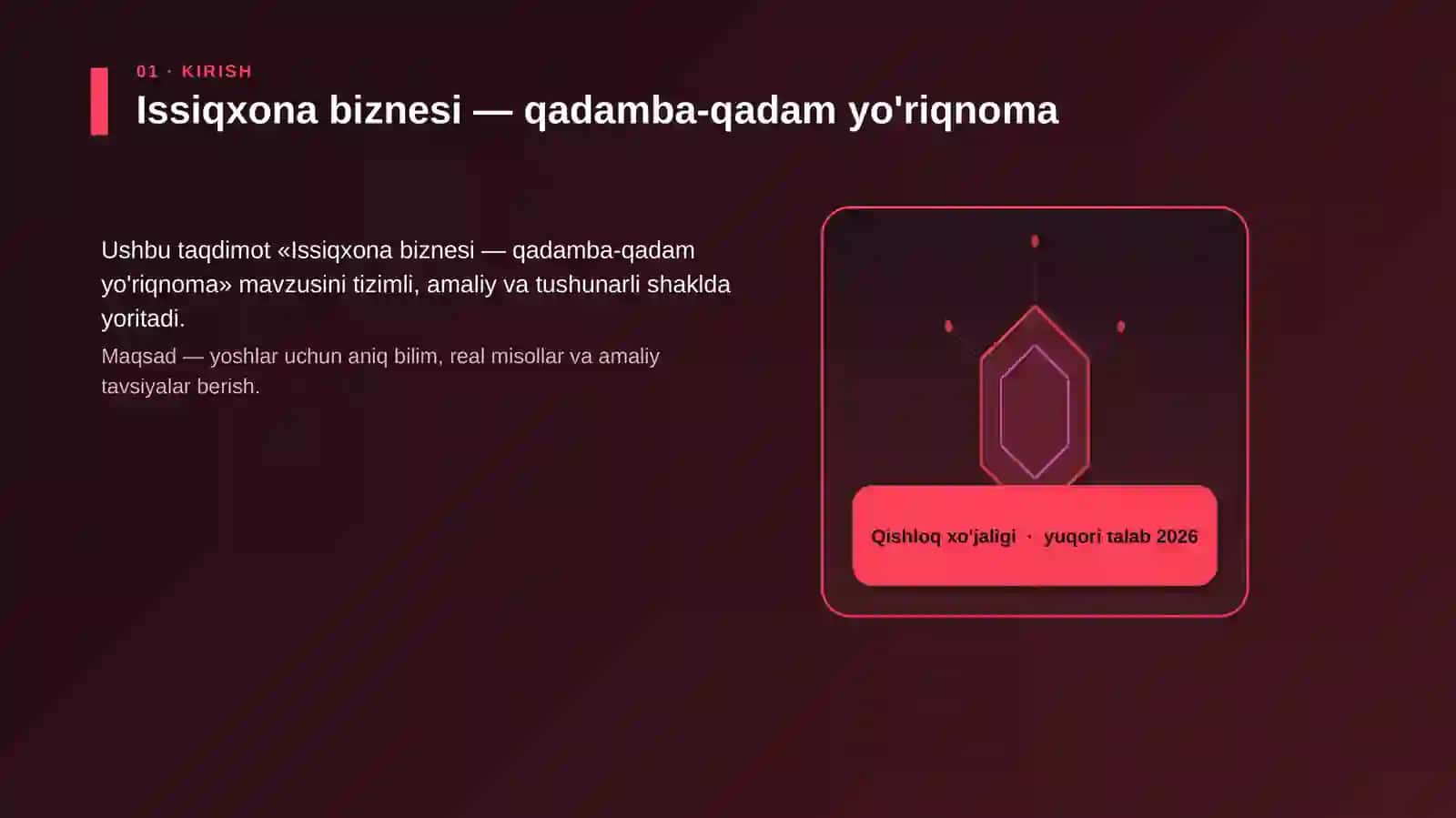 Issiqxona biznesi — qadamba-qadam yo'riqnoma 3