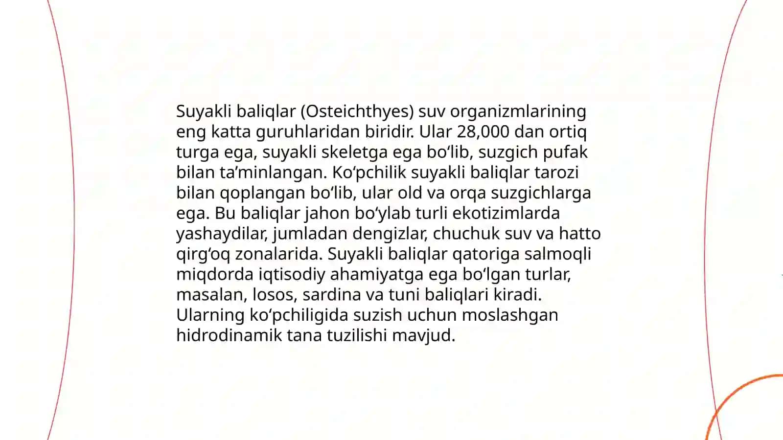Suyakli baliqlarning kelib chiqishi evolyutsiyasi va sistematikasi 3