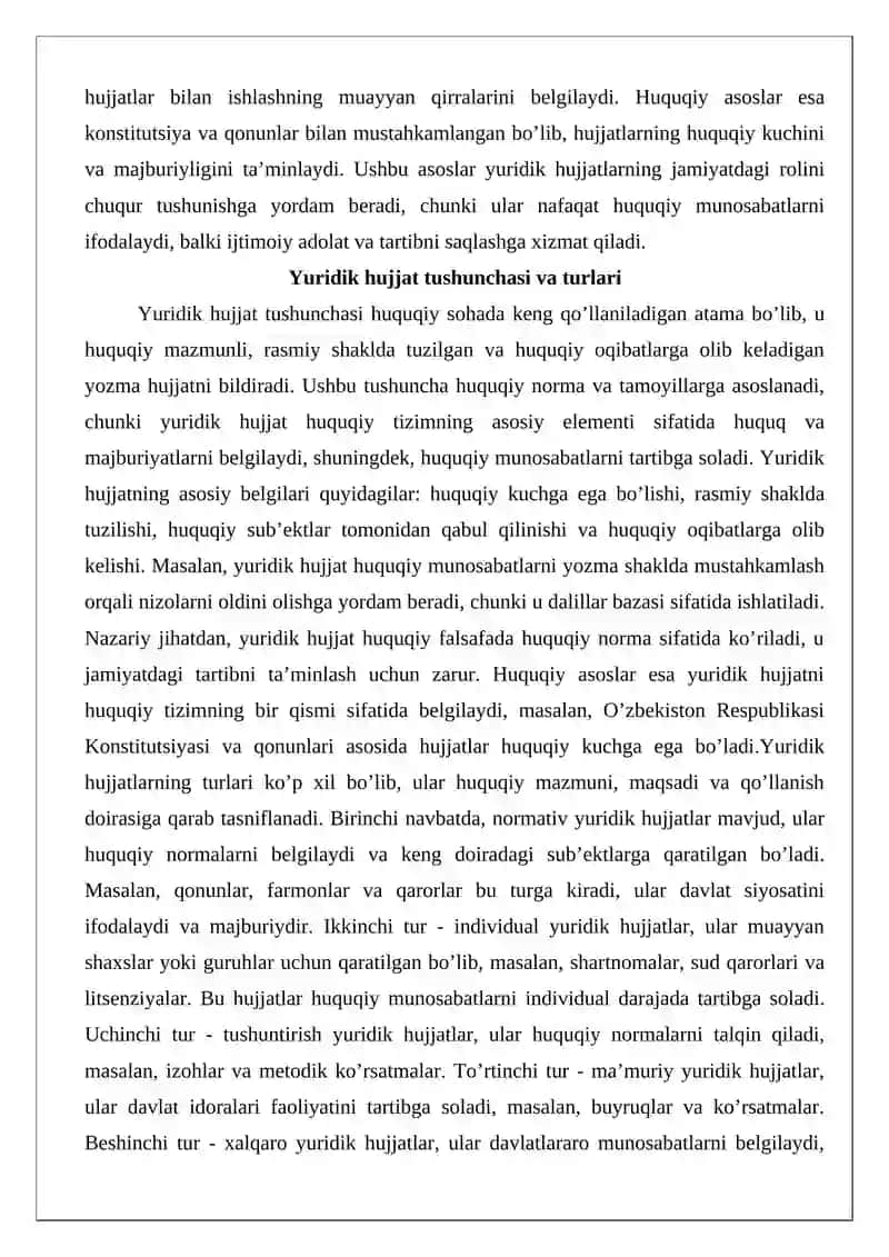 Yuridik hujjatlar bilan ishlashda sun’iy intellektdan foydalanish istiqbollari 3