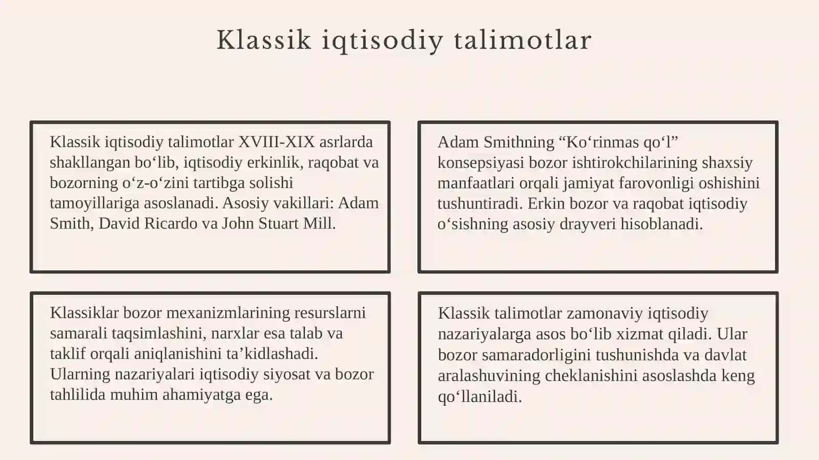 Hozirgi zamon iqtisodiy talimotlari evolyusiyasi 3