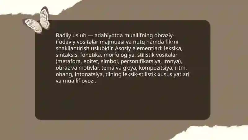 Badiiy uslub 3
