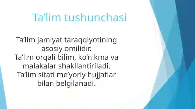 Ta’limme’yorinibelgilabberuvchime’yoriyhujjatlar 3
