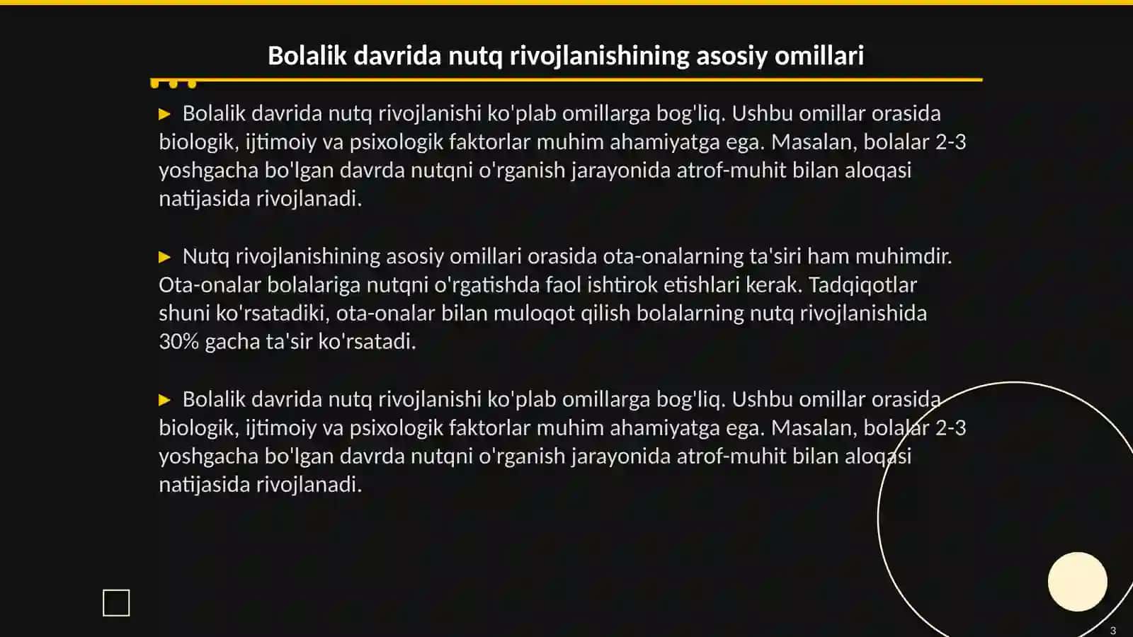 Ilk bolalaik davrida nutq rivojlanishining pisixologik mexanizmlari 3
