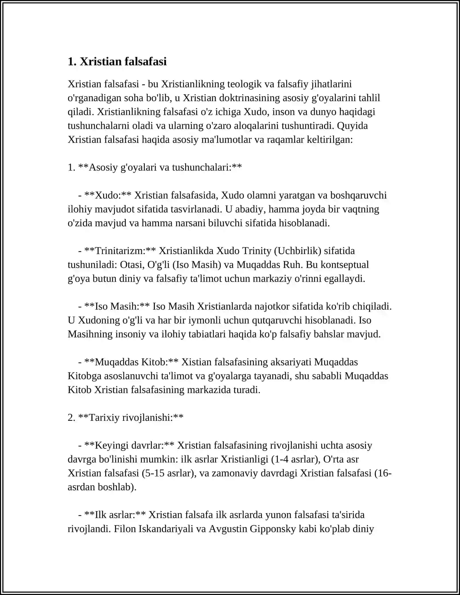 Xristian falsafasi 3