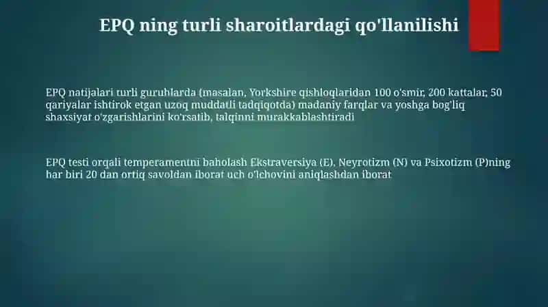 G.Ayzenk soʻrovnomalari asosida temperamentni aniqlash 3