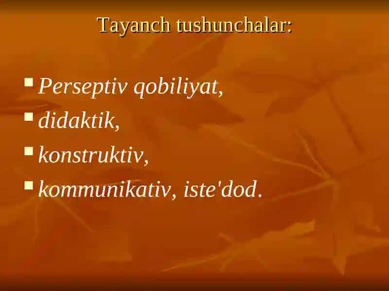O’QITUVCHI FAOLIYATIDA PEDAGOGIK QOBILIYAT 3