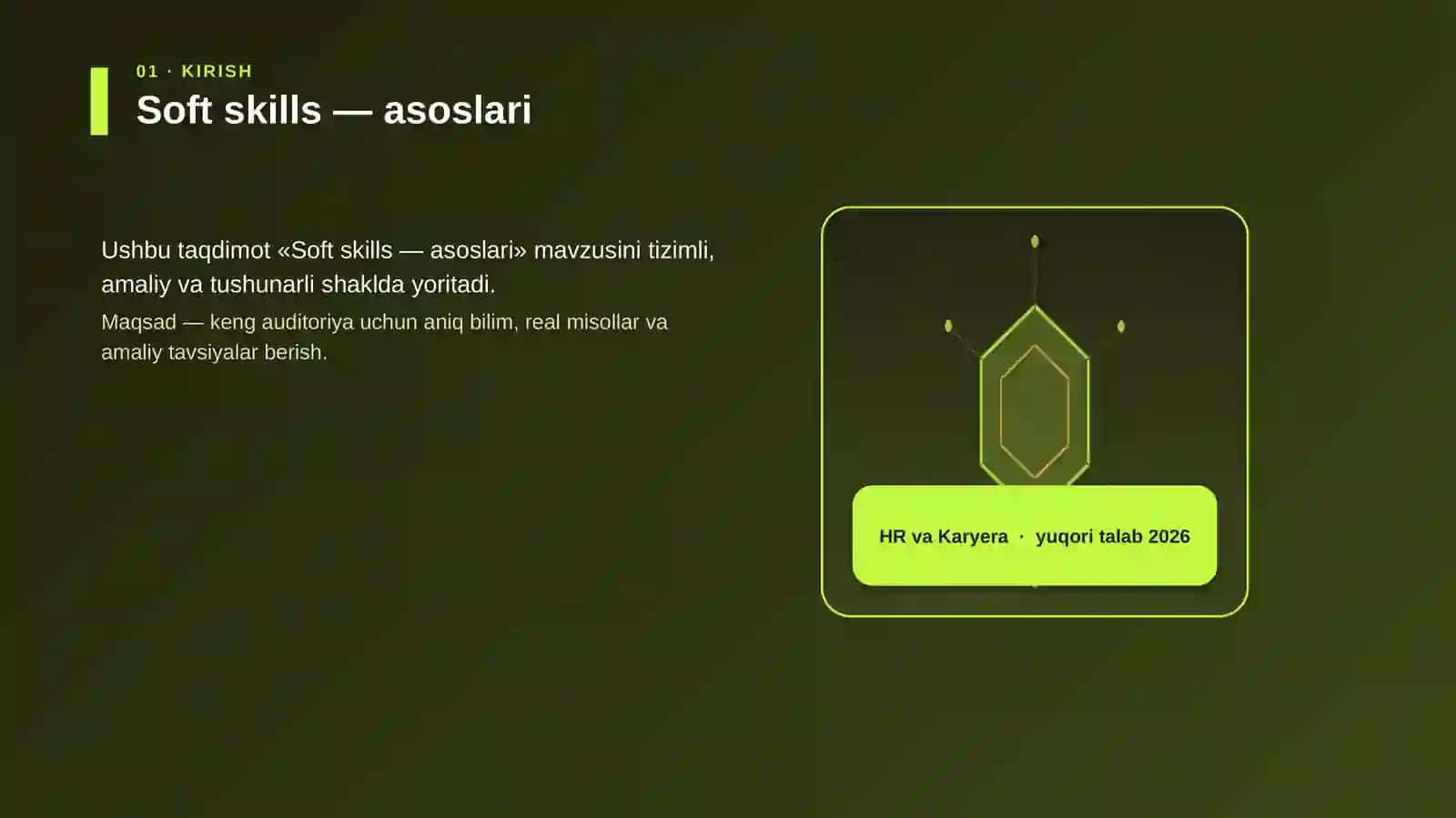 Soft skills — asoslari 3