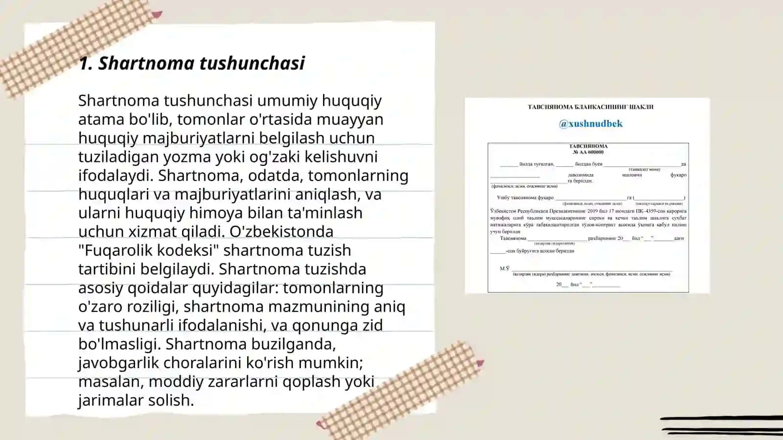 Xudoyorova Zuhraning Davlat tilida ish yurutish fanidan tayorlagan taqdimoti 3