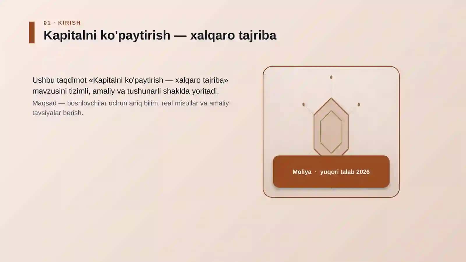 Kapitalni ko'paytirish — xalqaro tajriba 3