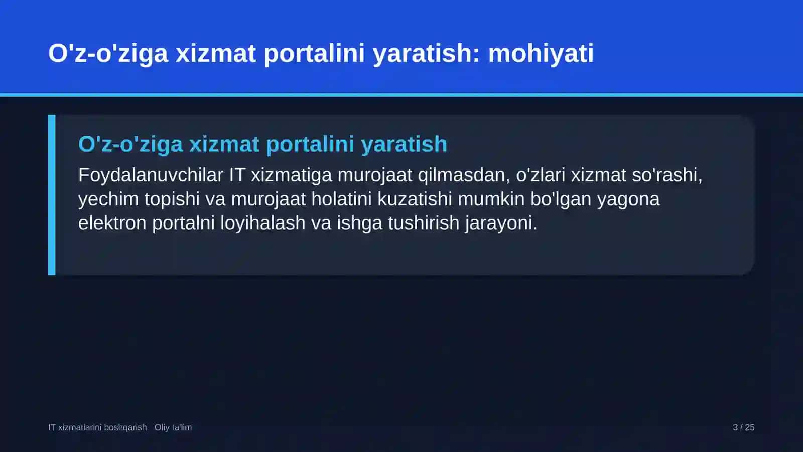 mehmonxona xo'jaligida foydalanuvchilar uchun o'z o'ziga xizmat portalini yaratish 3794 3