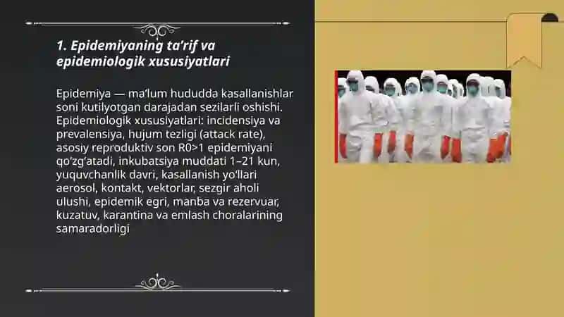 Epidemiyalar, Pandemiyalar va ularning oqibatlari 3