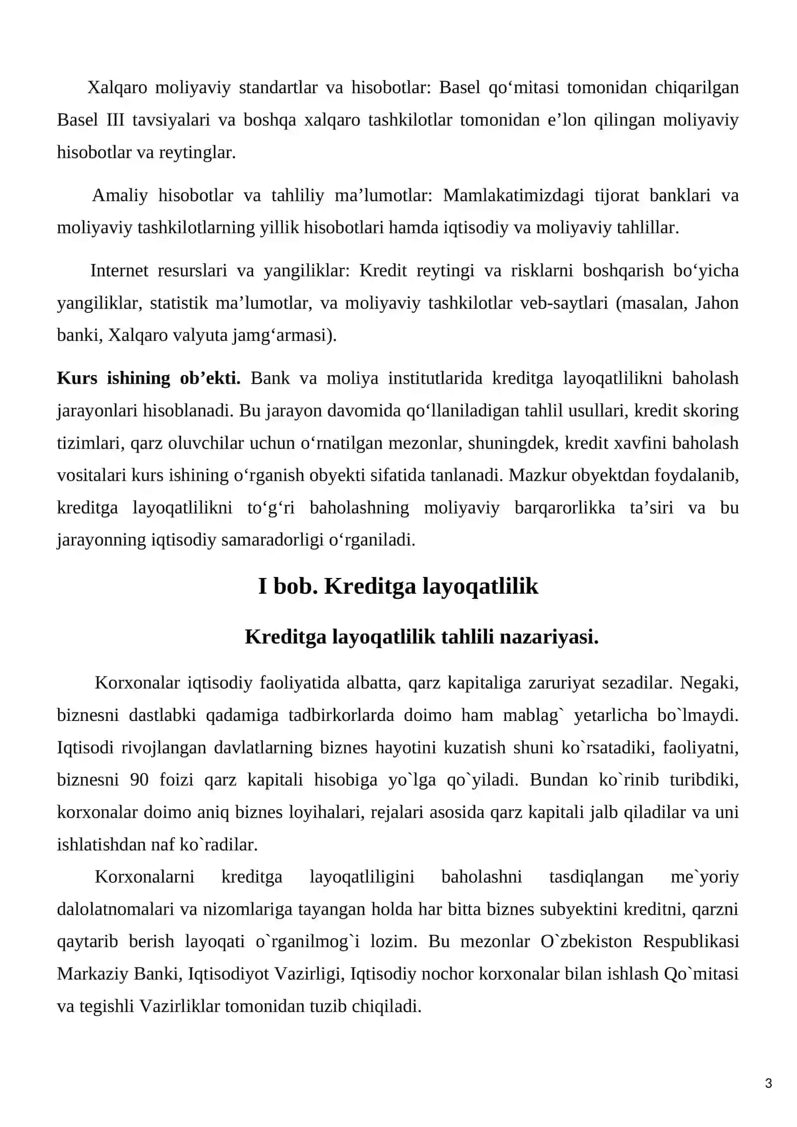 Kreditga layoqatlilik 3