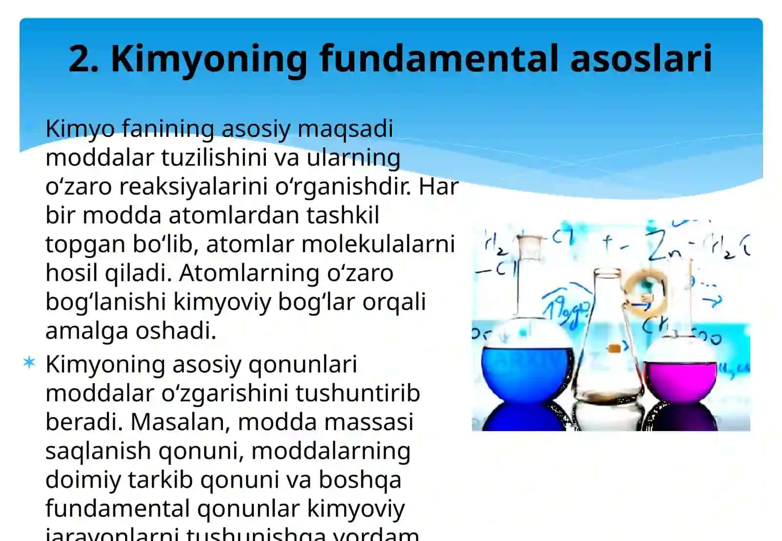Kimyo—hayot va kelajak poydevori 3
