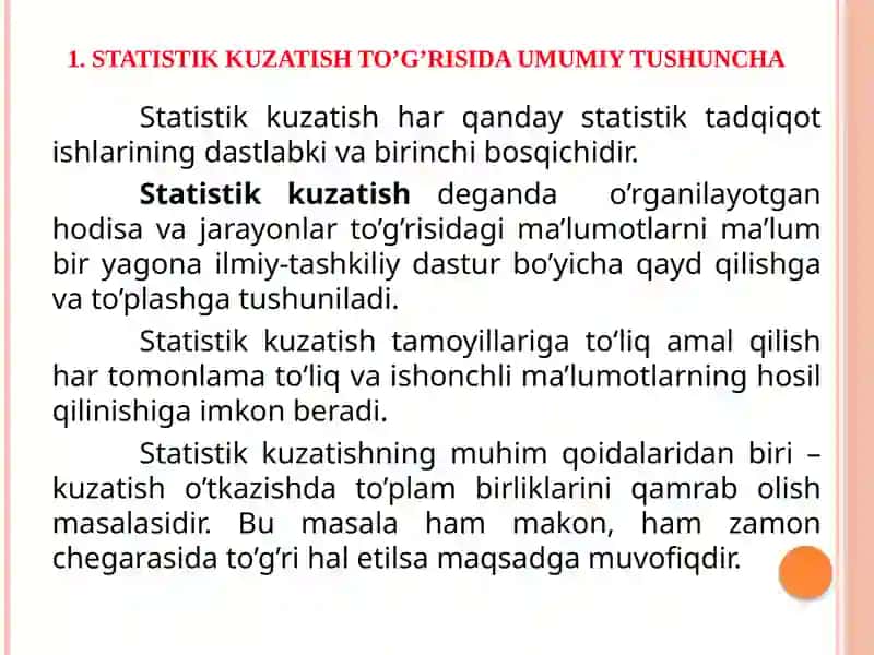 Statistik ma’lumotlarni to‘plash nazariyasi va amaliyoti 3