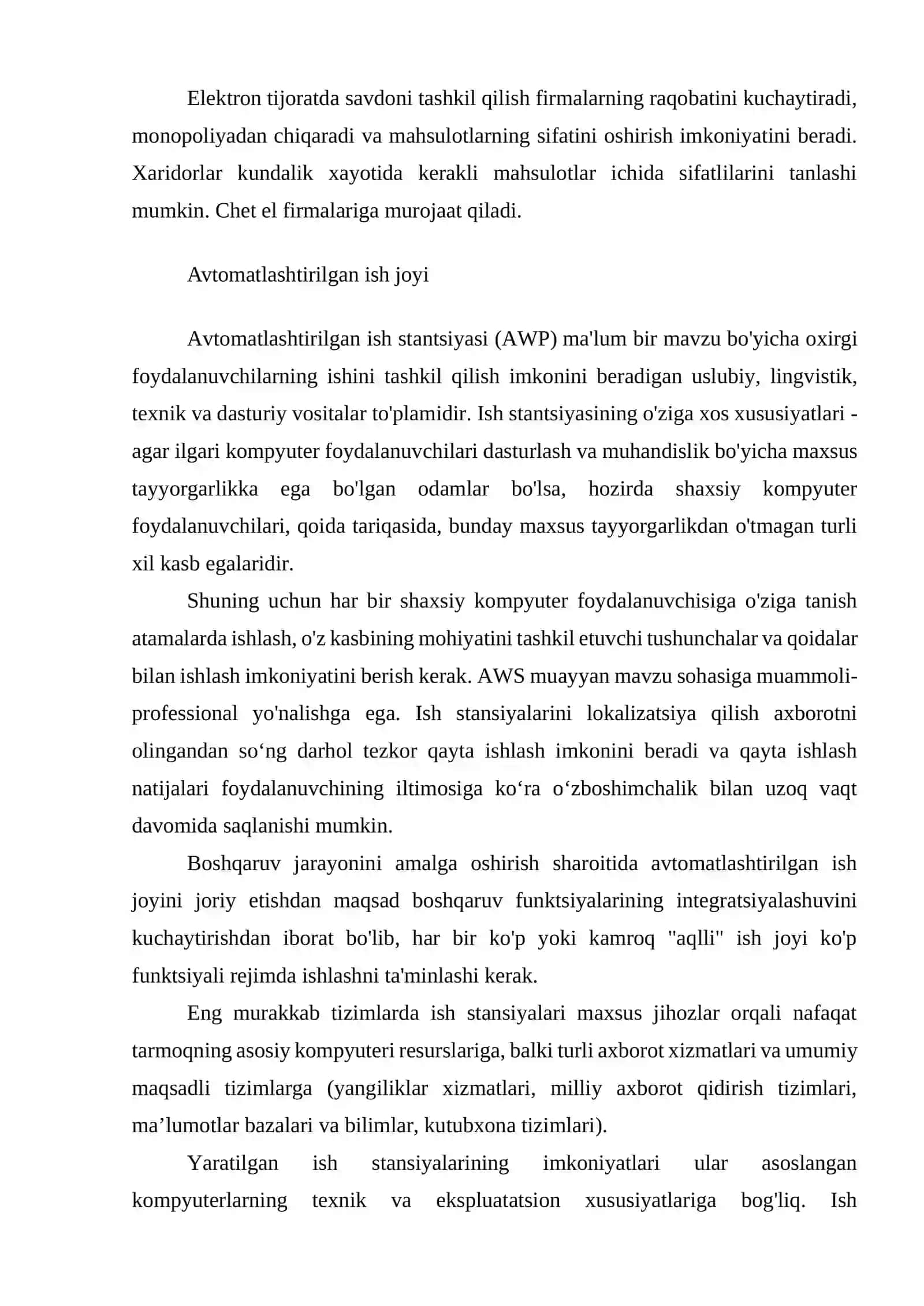 Avtomatlashtirilgan tijorat tizimlar 3