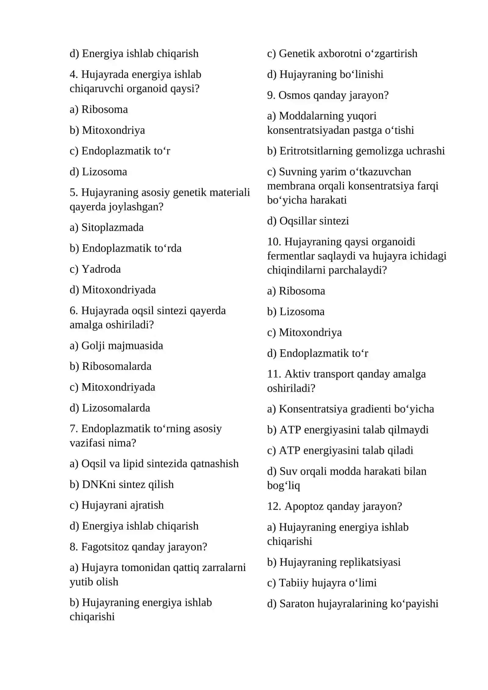 Fiziologiya-Yuz-jag’ sohasi fiziologiyasi fanidan tematik test to‘plami 3