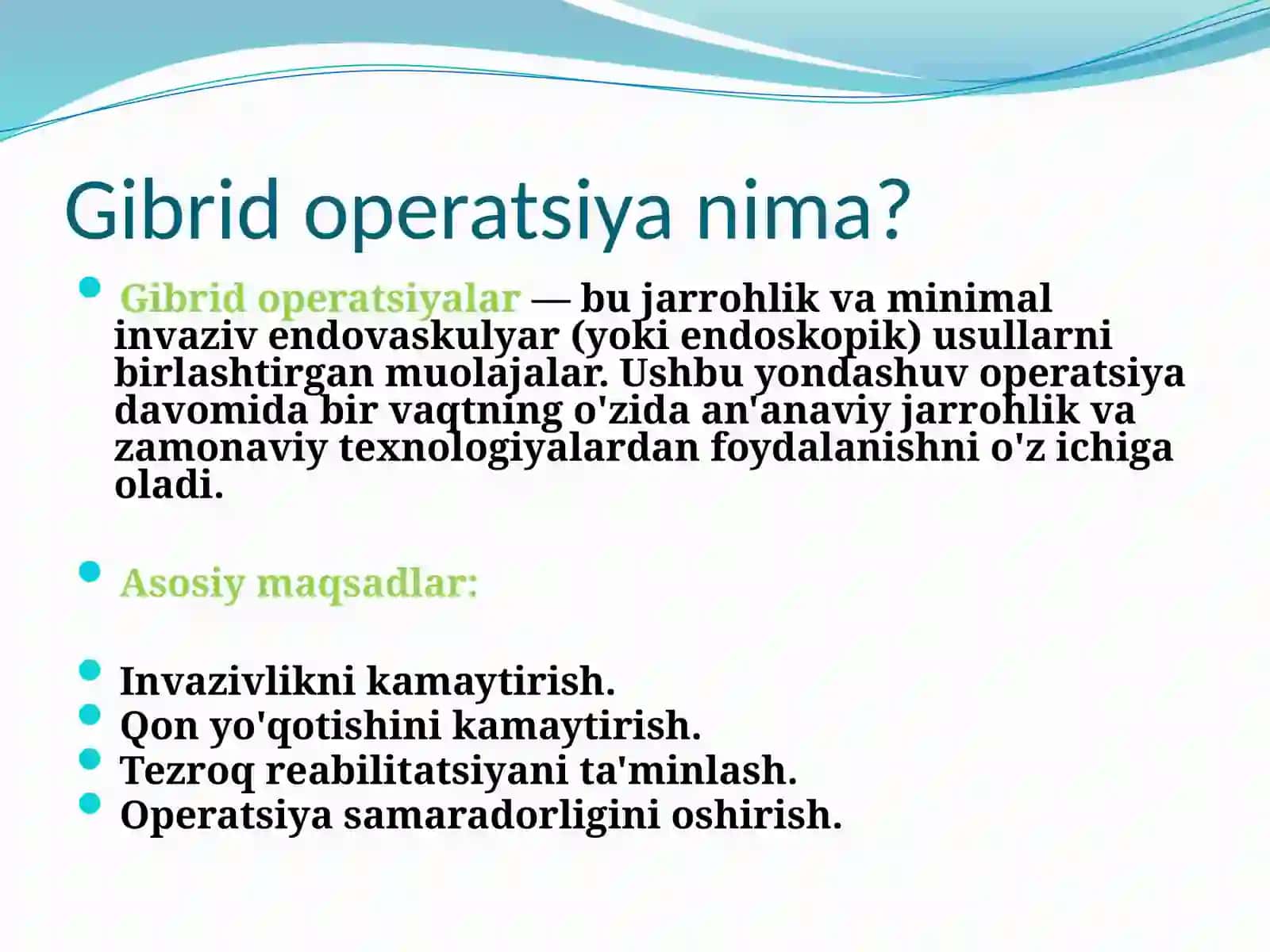 Gibrid operatsiyalar 3