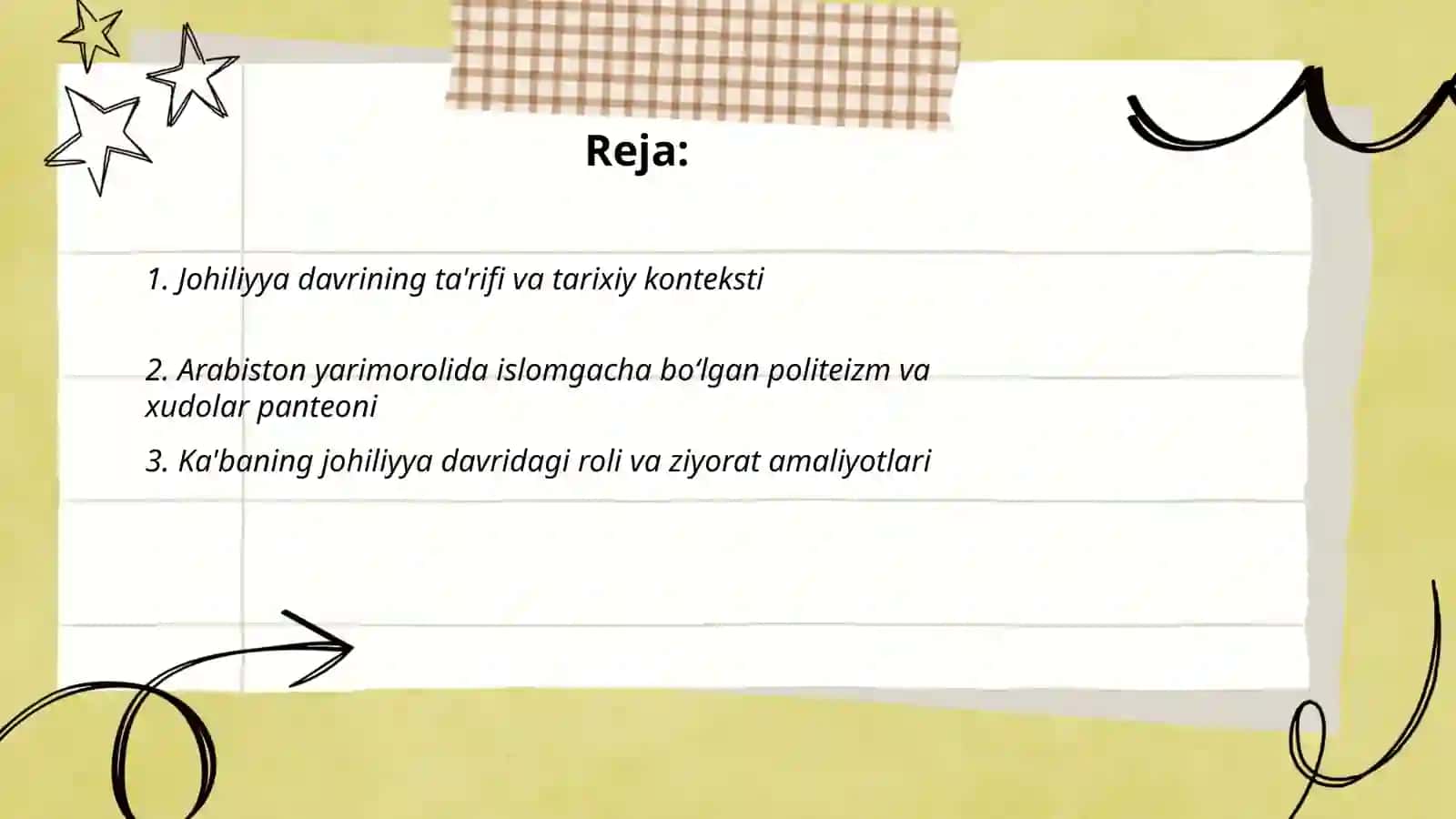 Johiliyya davri 3
