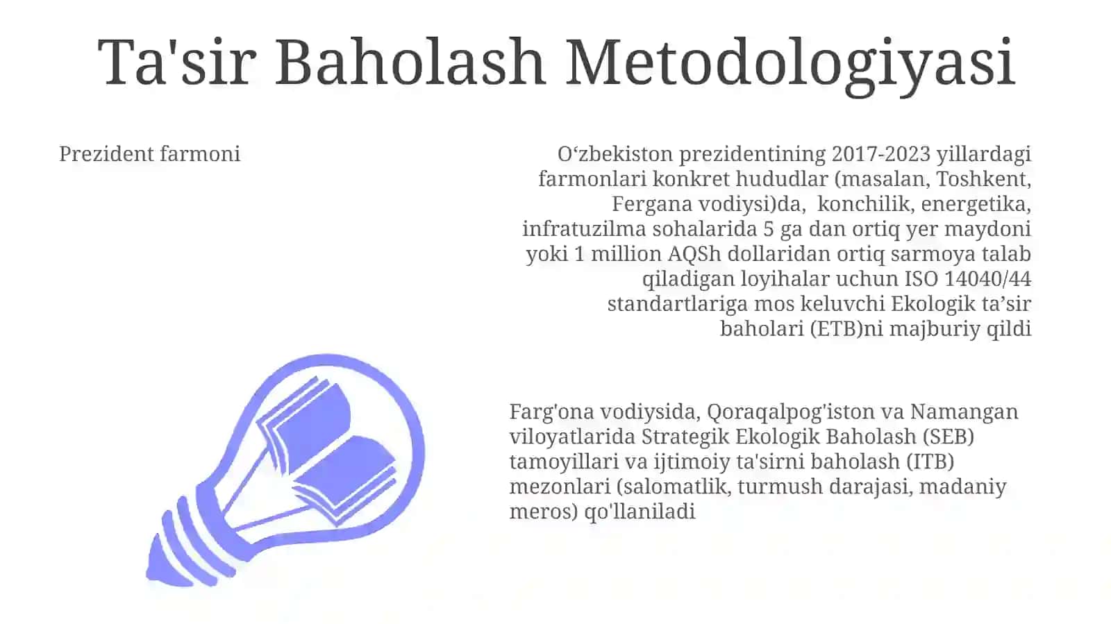 Ta'sir Baholash Metodologiyasi 3